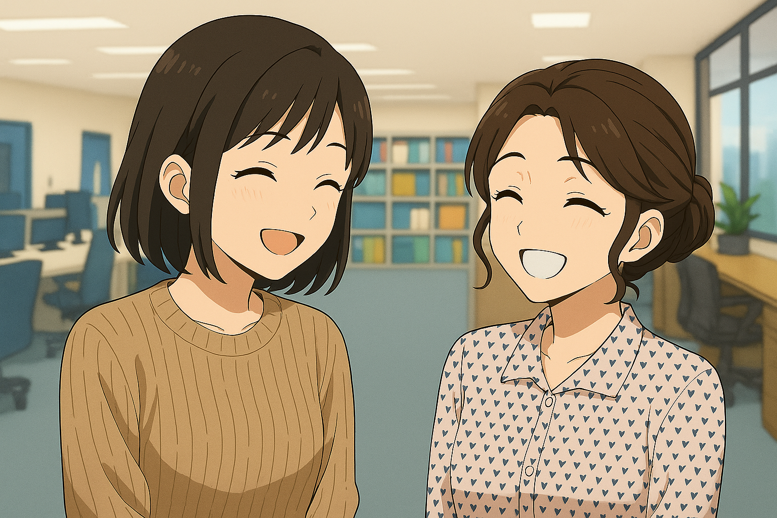 【本社】総務部<br>先輩×後輩