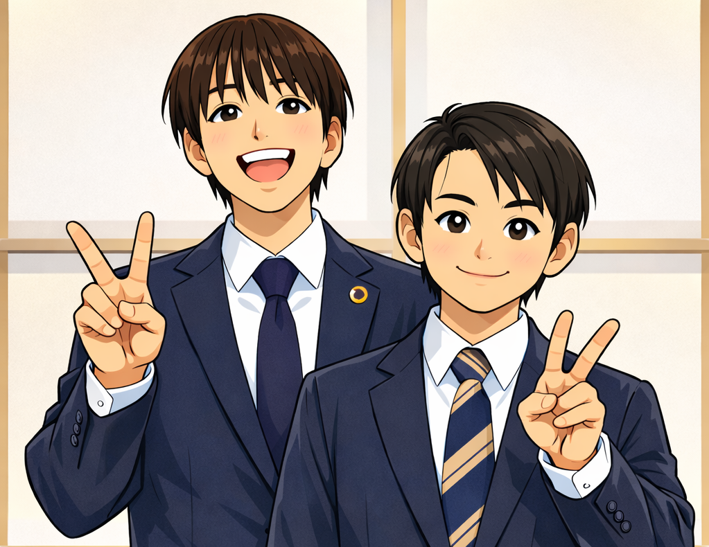 【福岡】業界未経験で入社<br>先輩×後輩